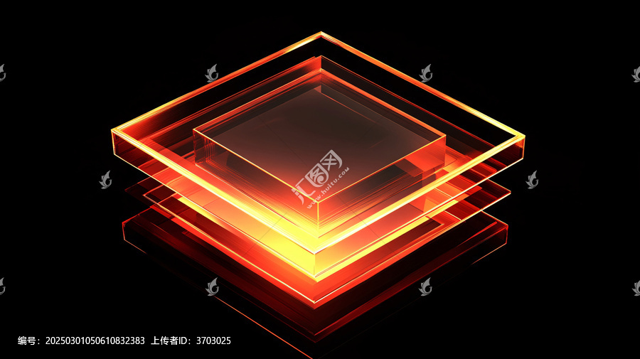 立體漸變發(fā)光體設計