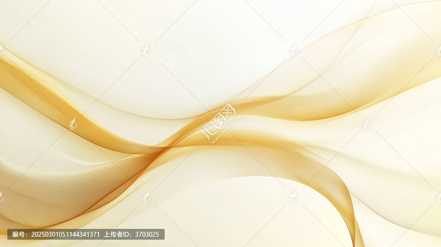 金色背景曲線線條