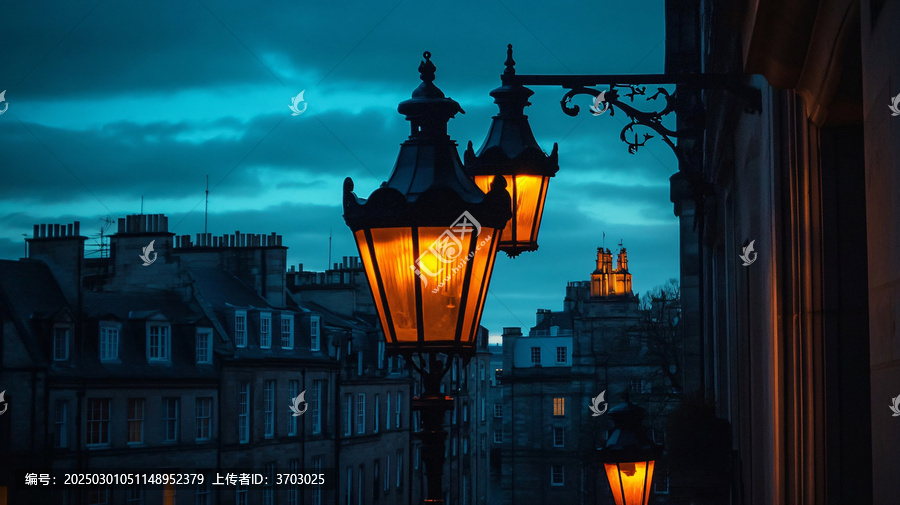 唯美路燈