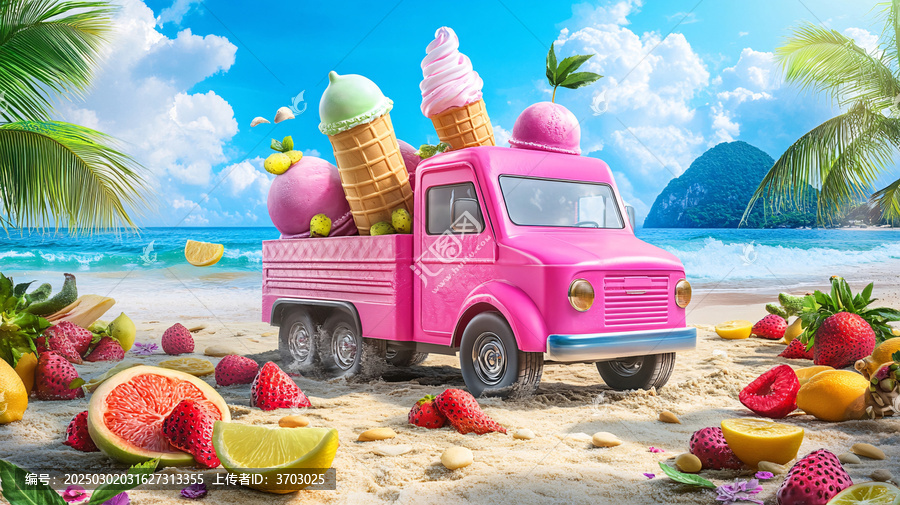 冰淇淋車
