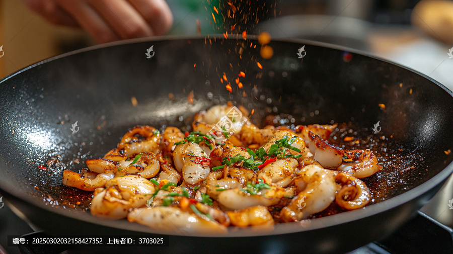 抓炒魷魚