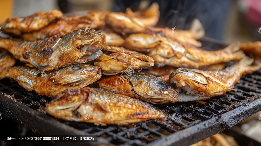 碳烤小魚