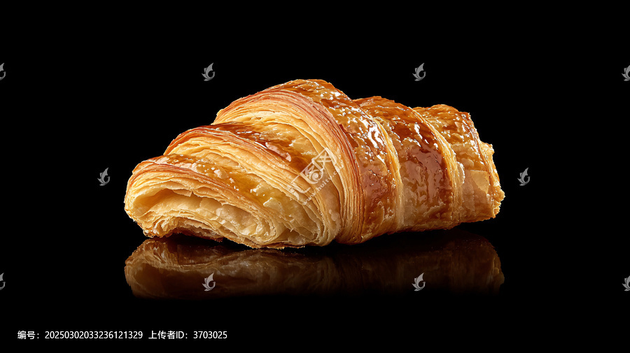 黑底丹麥面包