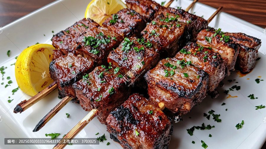 串烤牛肋肉