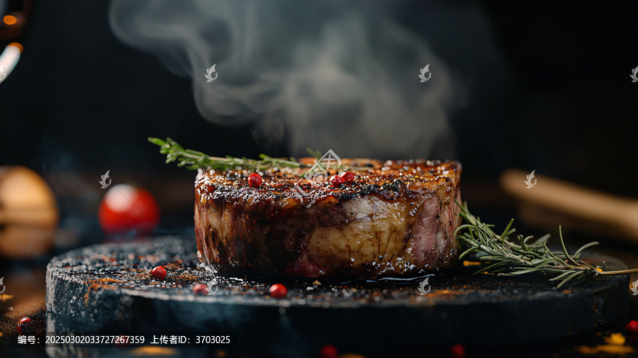 西餐牛排氛圍圖