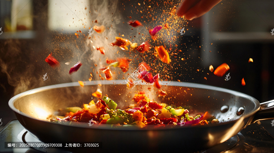 炒菜高清圖