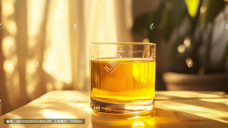 逆光茶湯