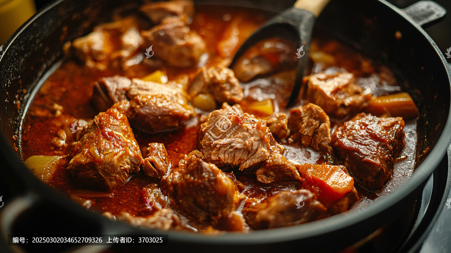 黃燜牛肉特寫
