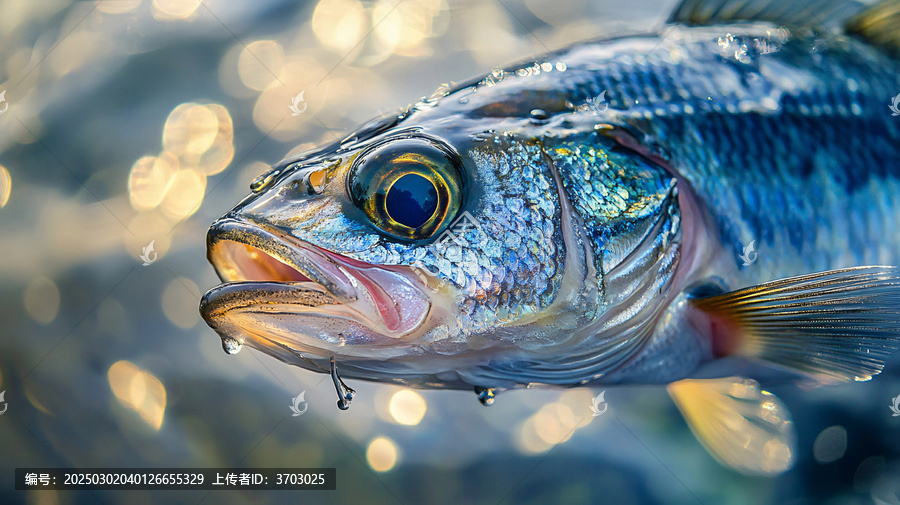 鯉魚嘴部特寫