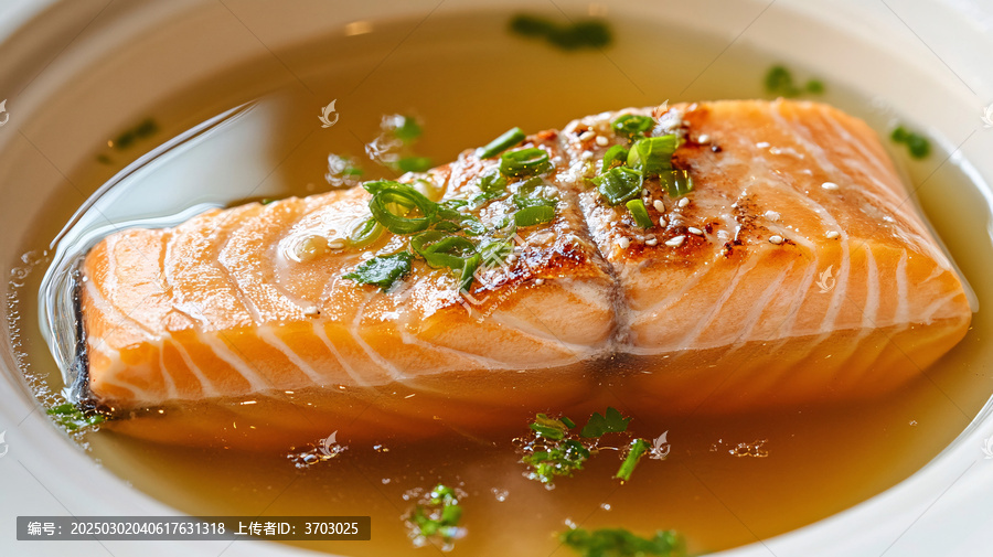 清蒸鮭魚