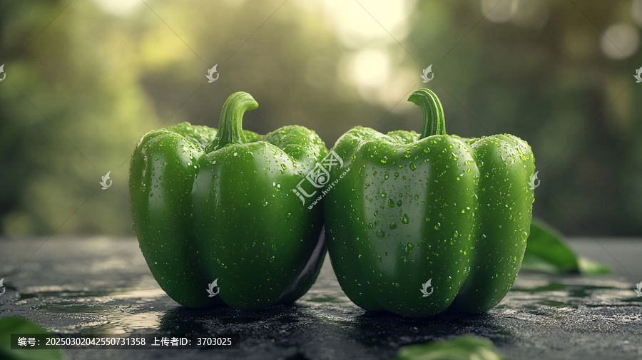 高清青椒背景