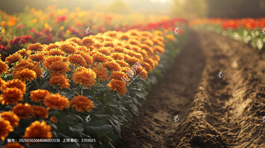 金光菊花田