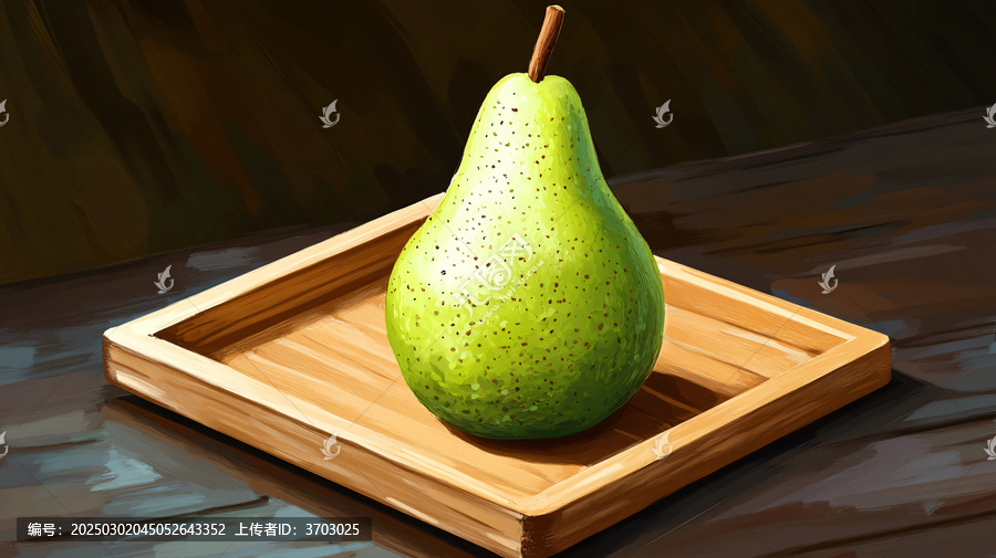 綠梨木盤