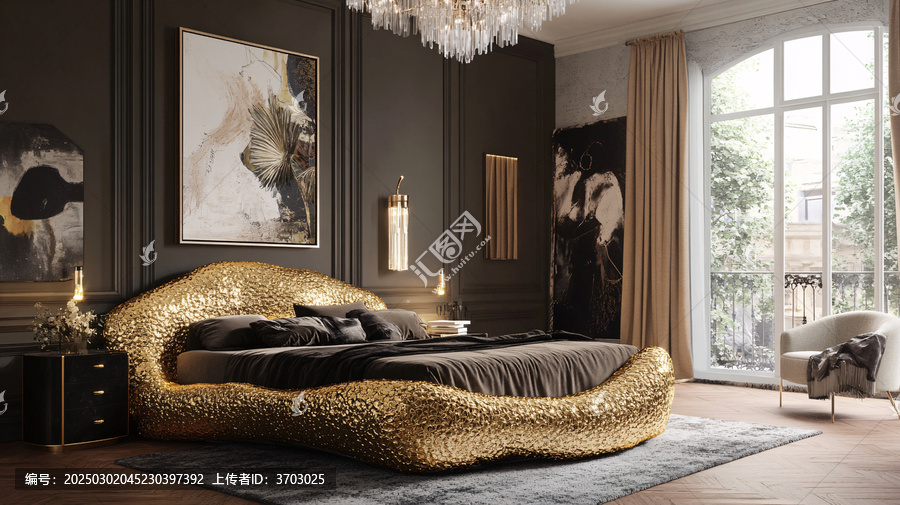 現(xiàn)代法式臥室
