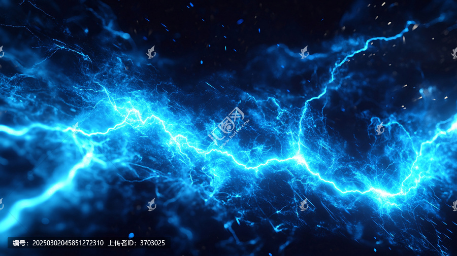 閃電放光