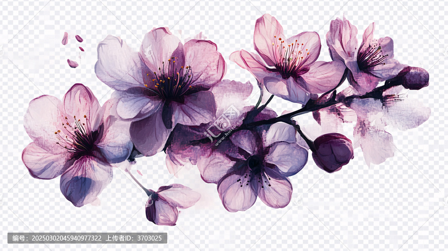 花瓣桃花