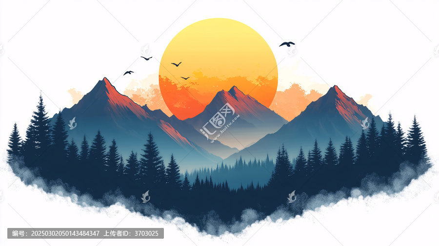 山風(fēng)景包裝