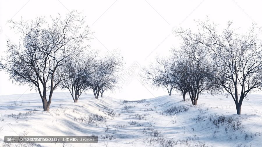 模型雪景