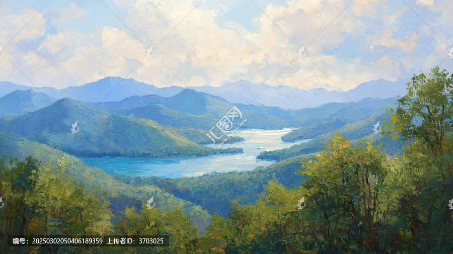 風(fēng)景厚涂