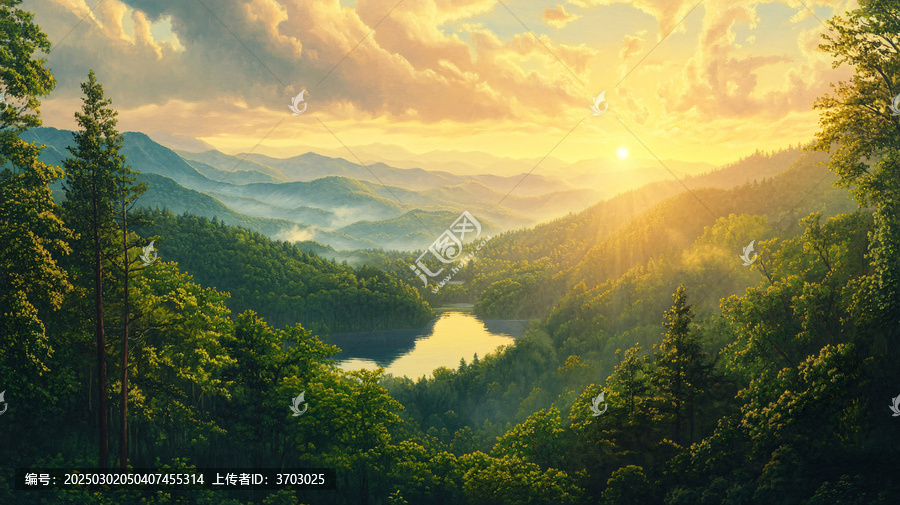 寬屏風(fēng)景畫