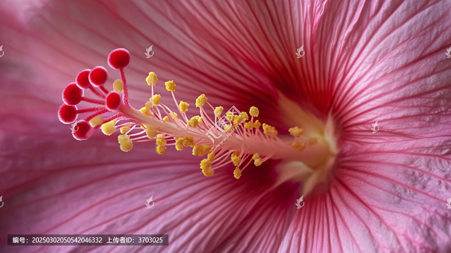 木槿花花蕊