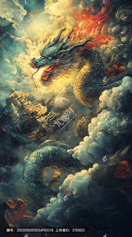 高清唯美雙龍戲珠