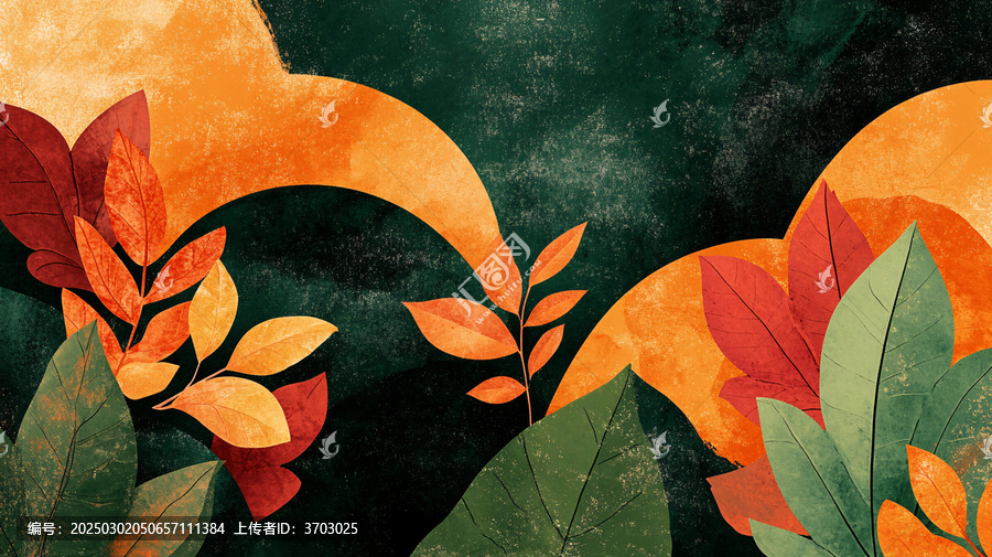 樹葉藝術(shù)背景圖片