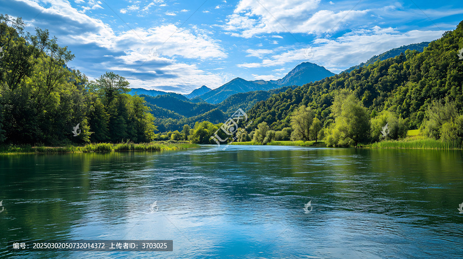 唯美自然山青水秀