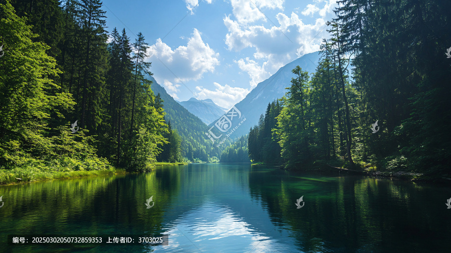 唯美自然山青水秀