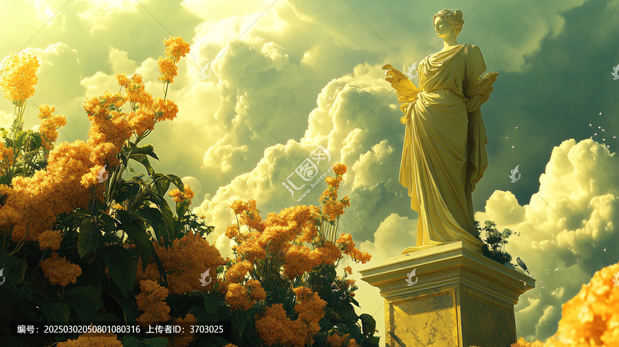 澆花女神像