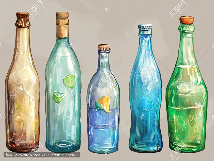 玻璃瓶與塑料瓶