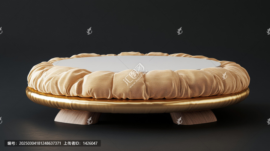 奢華圓形織物展示臺(tái)