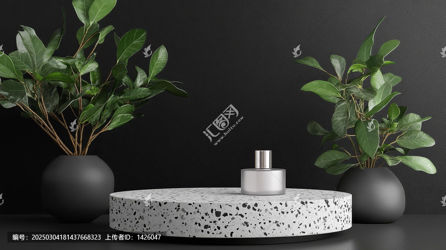 現(xiàn)代極簡植物展示臺