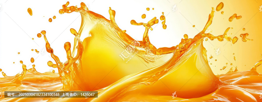 橙汁飛濺的藝術(shù)圖片