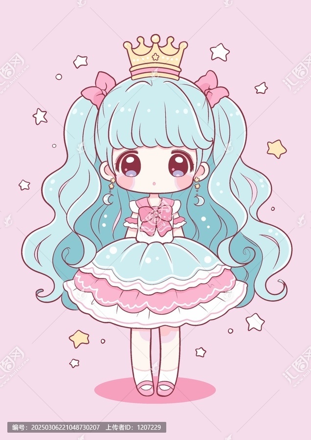 漂亮女孩印花