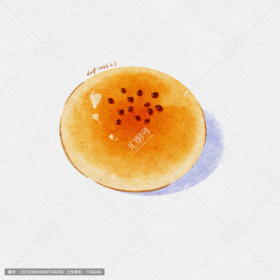小餐包插畫