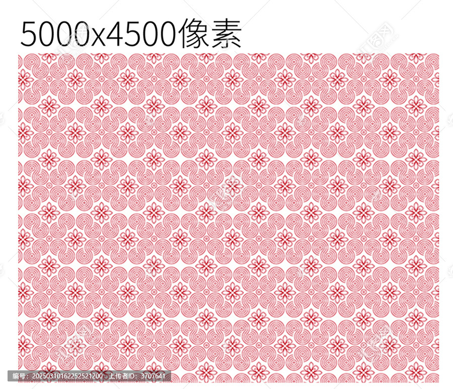 矢量中式花紋