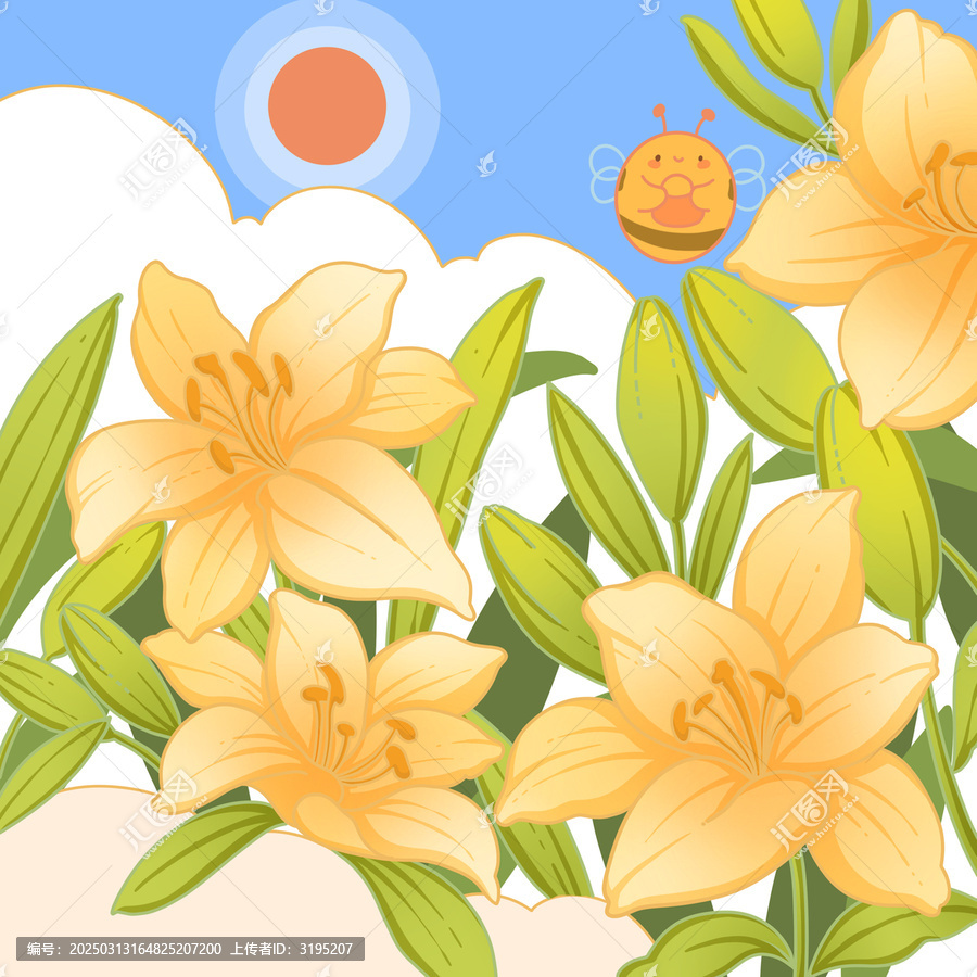 百合花