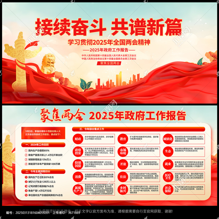 2025年兩會(huì)展板