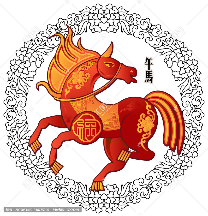 奔馬圖