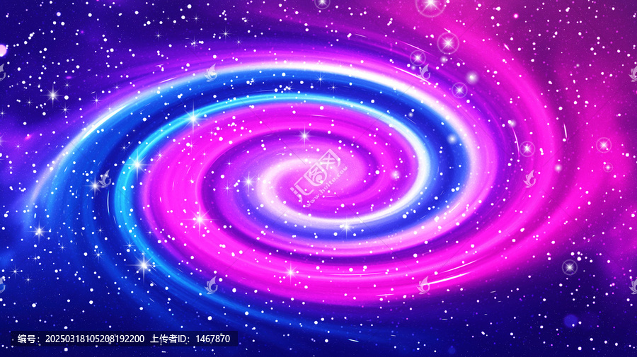 唯美宇宙星空旋渦吊頂