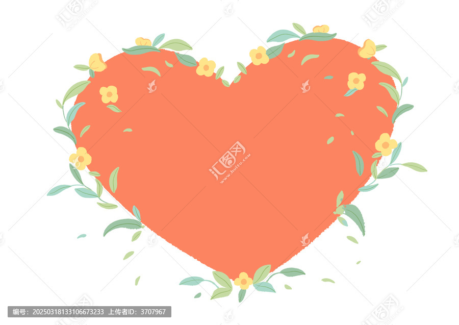 甜蜜愛(ài)心透明素材