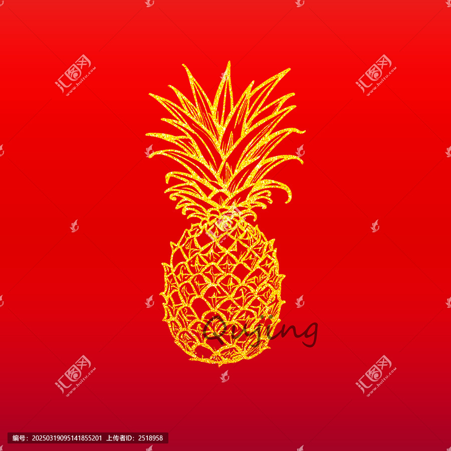 菠蘿素材