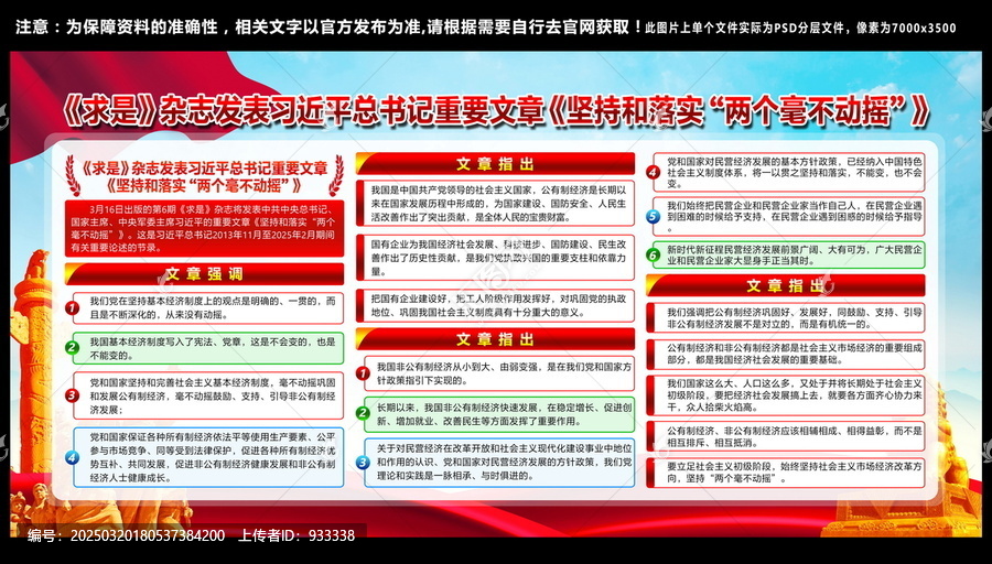 堅持和落實兩個毫不動搖