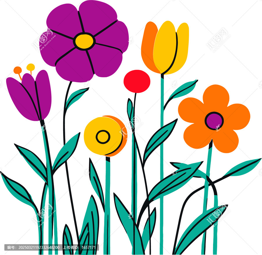 花朵圖案插畫