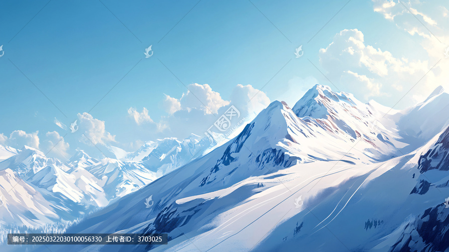 雪山大場(chǎng)景