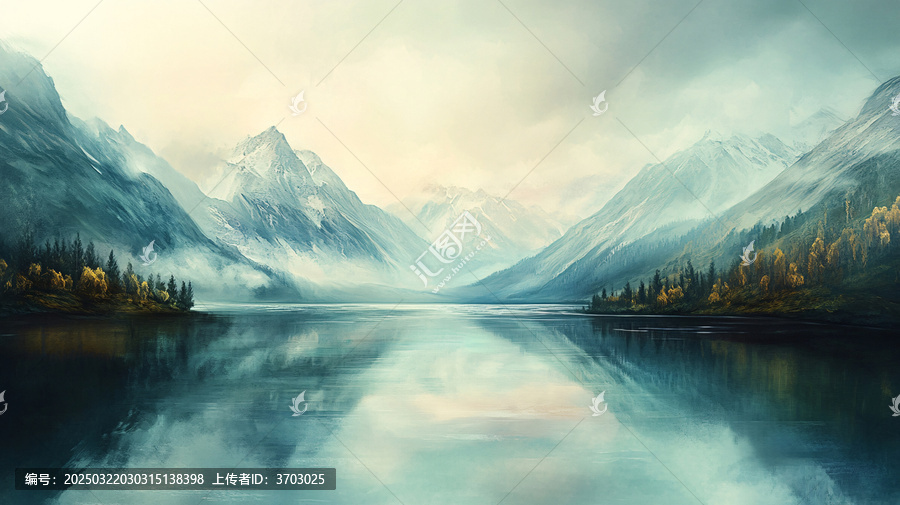 暖調(diào)山水風(fēng)景
