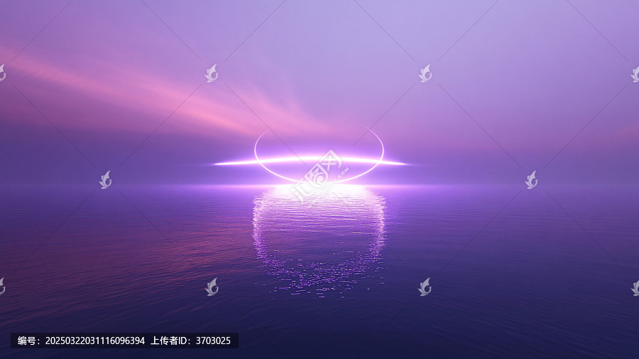 落日倒影光環(huán)
