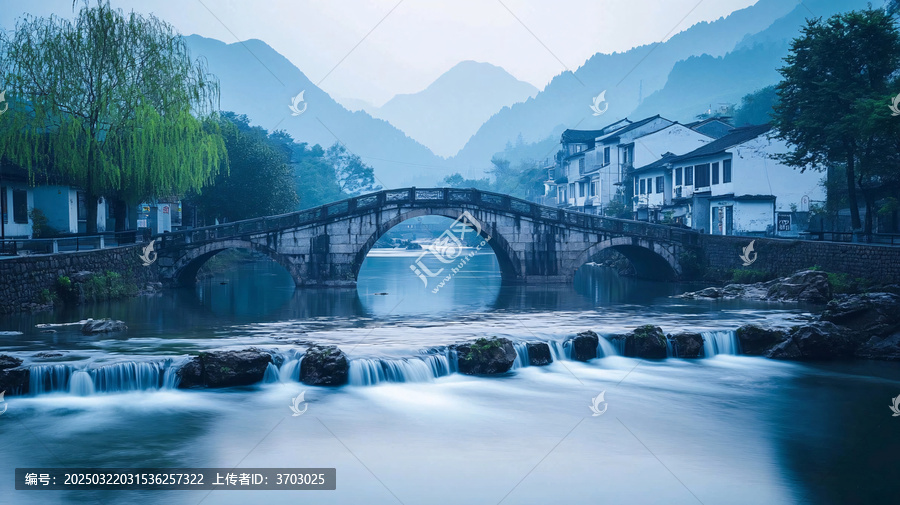 石橋煙雨