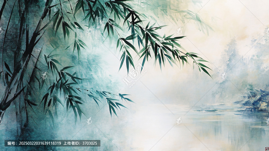 唯美竹影竹韻